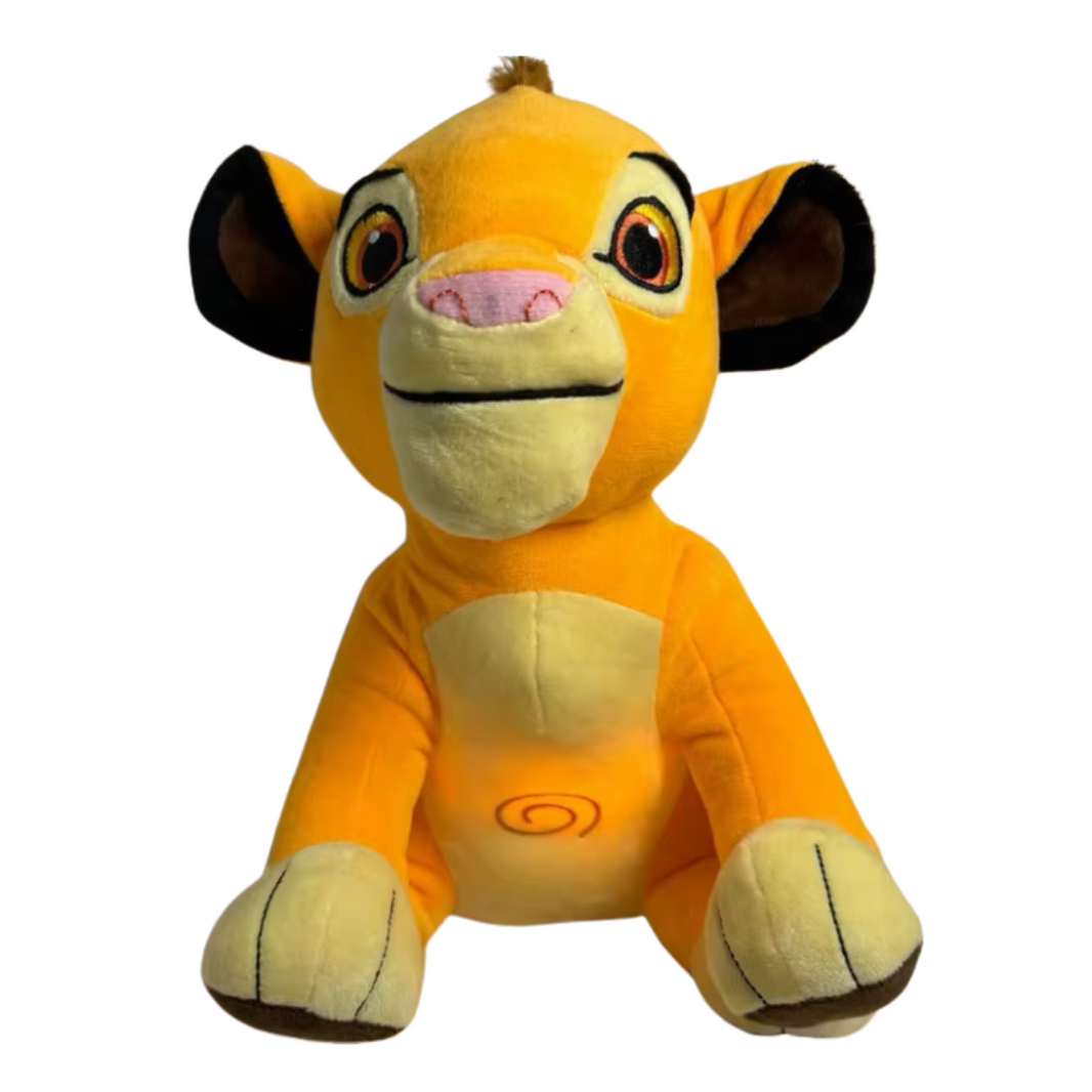 Breathing Plush Toy with Interactive Light and Music