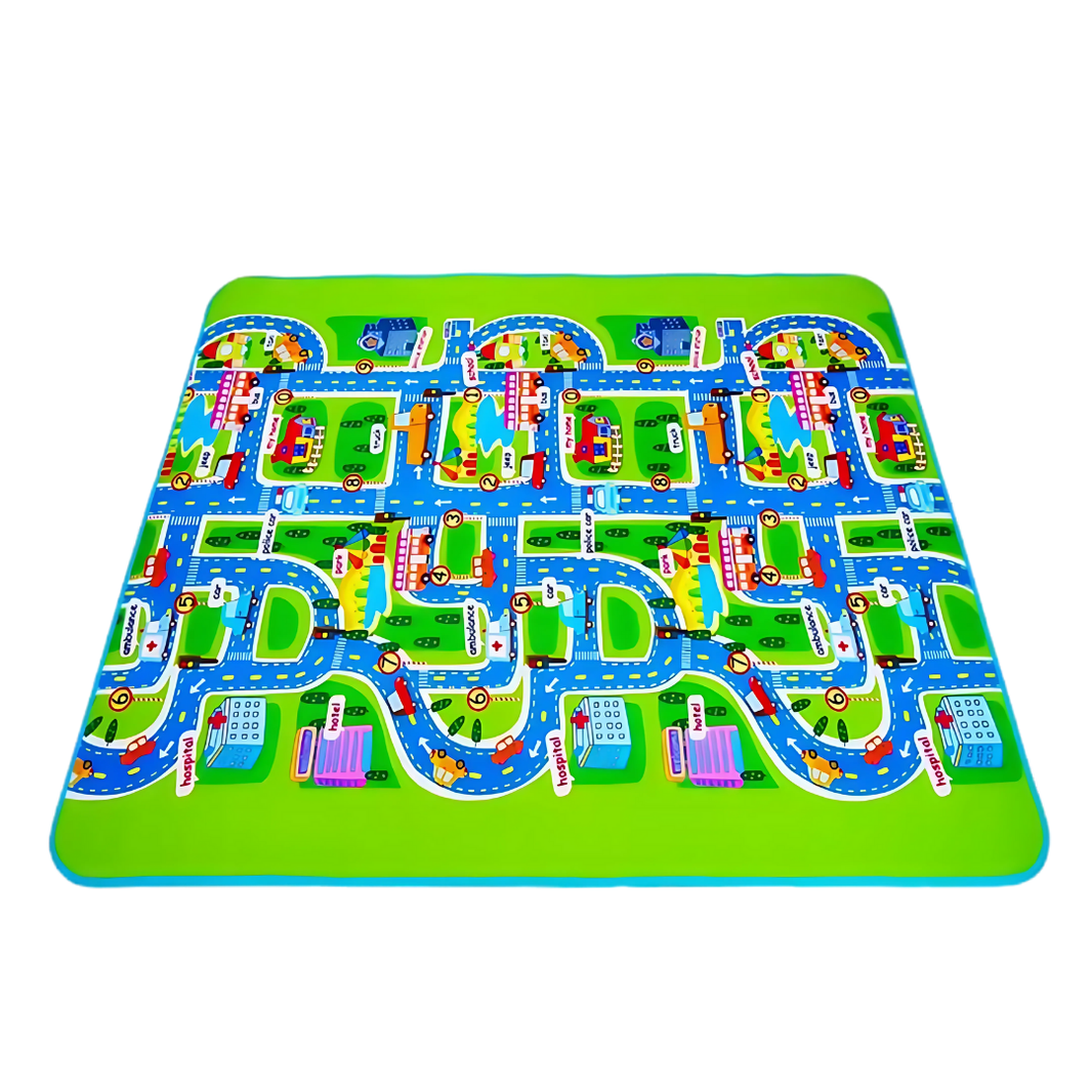 Foldable Car Play Mat for Kids